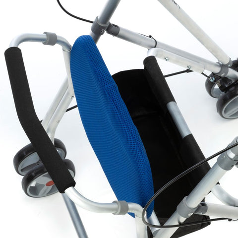 Andador Premium de 4 ruedas y frenos en manetas