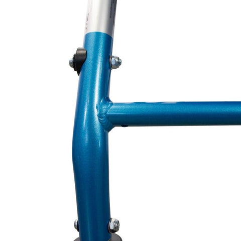 Andador plegable de 4 ruedas y frenos en manetas