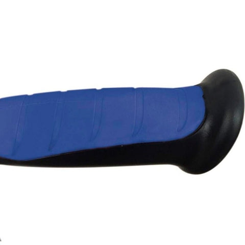 Pack 2 muletas de aluminio con puño anatómico de goma color azul